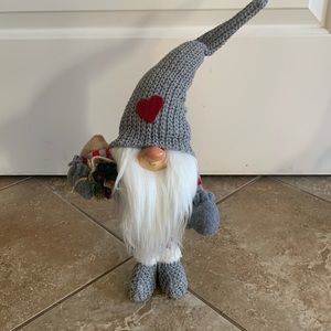 Christmas gnome gray tall